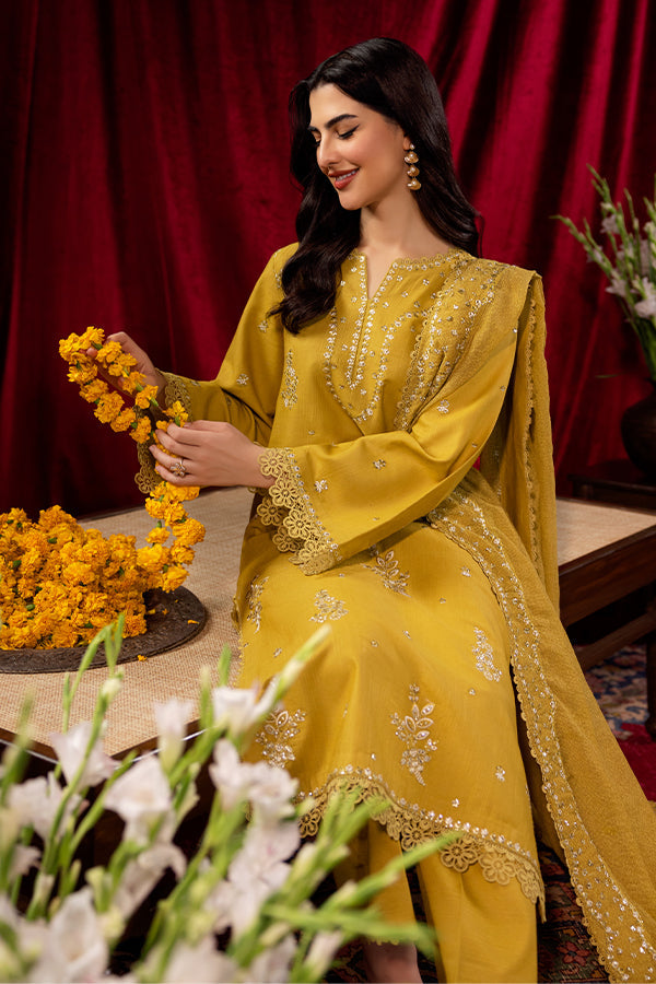 Saffron | Celestial Fall 24 |  TUSCAN SUNSET -  Saffron Ladies Clothes - Original Designer Dress - House of Maryam