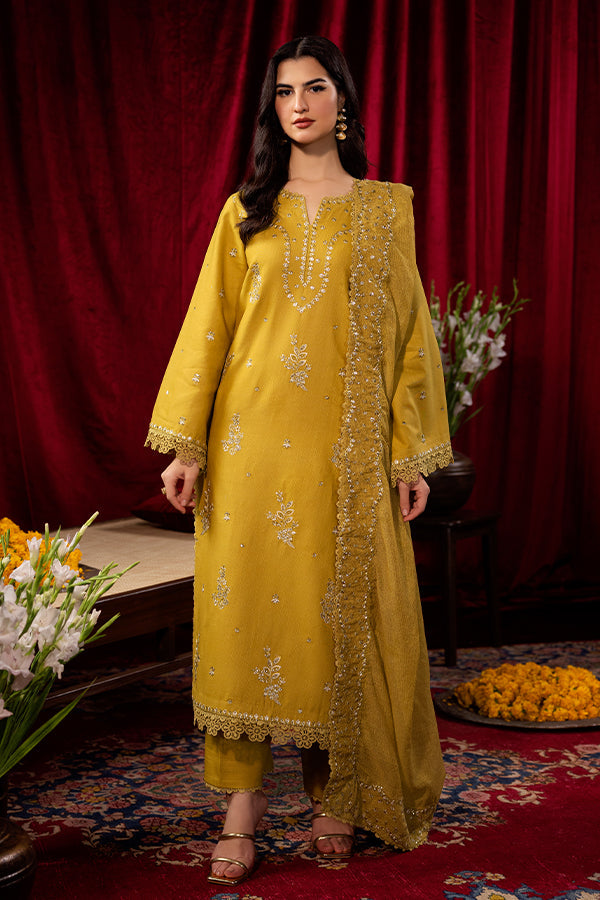 Saffron | Celestial Fall 24 |  TUSCAN SUNSET -  Saffron Ladies Clothes - Original Designer Dress - House of Maryam
