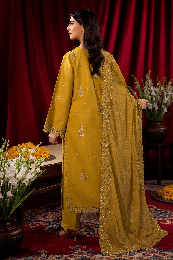 Saffron | Celestial Fall 24 |  TUSCAN SUNSET -  Saffron Ladies Clothes - Original Designer Dress - House of Maryam