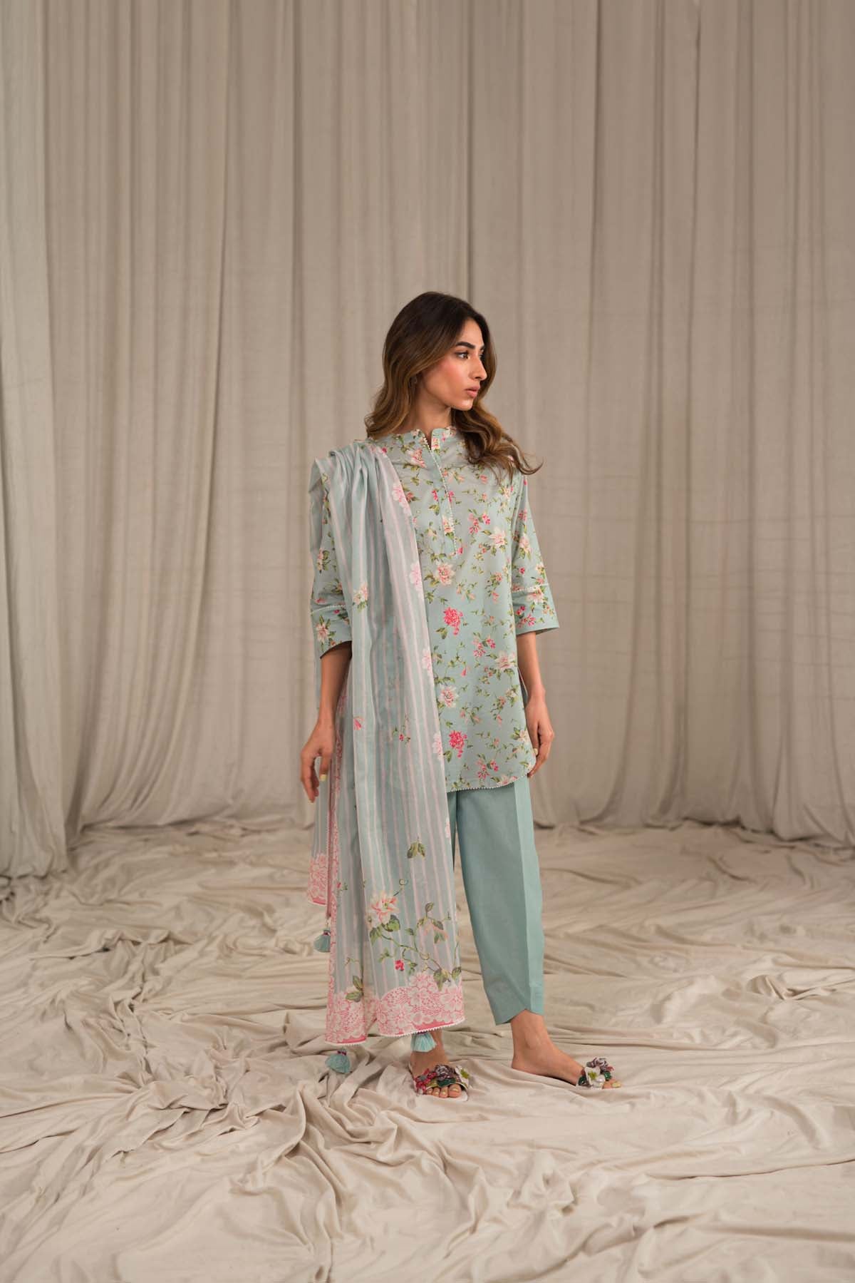 Sahar | Print Edit SS24 | P-03 -  Sahar Luxury - Original Designer Dress - House of Maryam