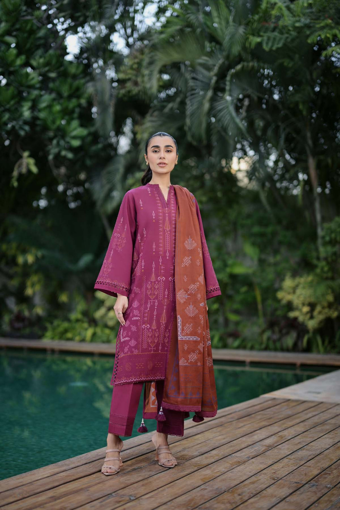 Sahar | Print Edit SS24 | P-25 -  Sahar Luxury - Original Designer Dress - House of Maryam