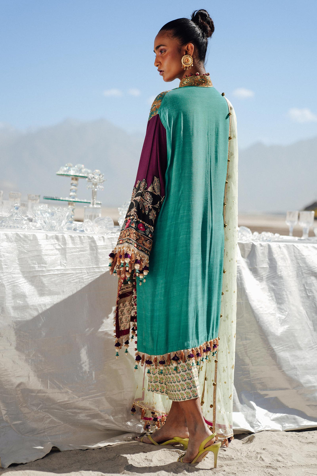 Sana Safinaz | Winter Shawl 24 | S241-004A-3CP -  Sana Safinaz Ladies Clothes - Original Designer Dress - House of Maryam