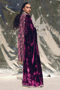 Sana Safinaz | Winter Shawl 24 | Velvet S241-006A-3CP -  Sana Safinaz Ladies Clothes - Original Designer Dress - House of Maryam