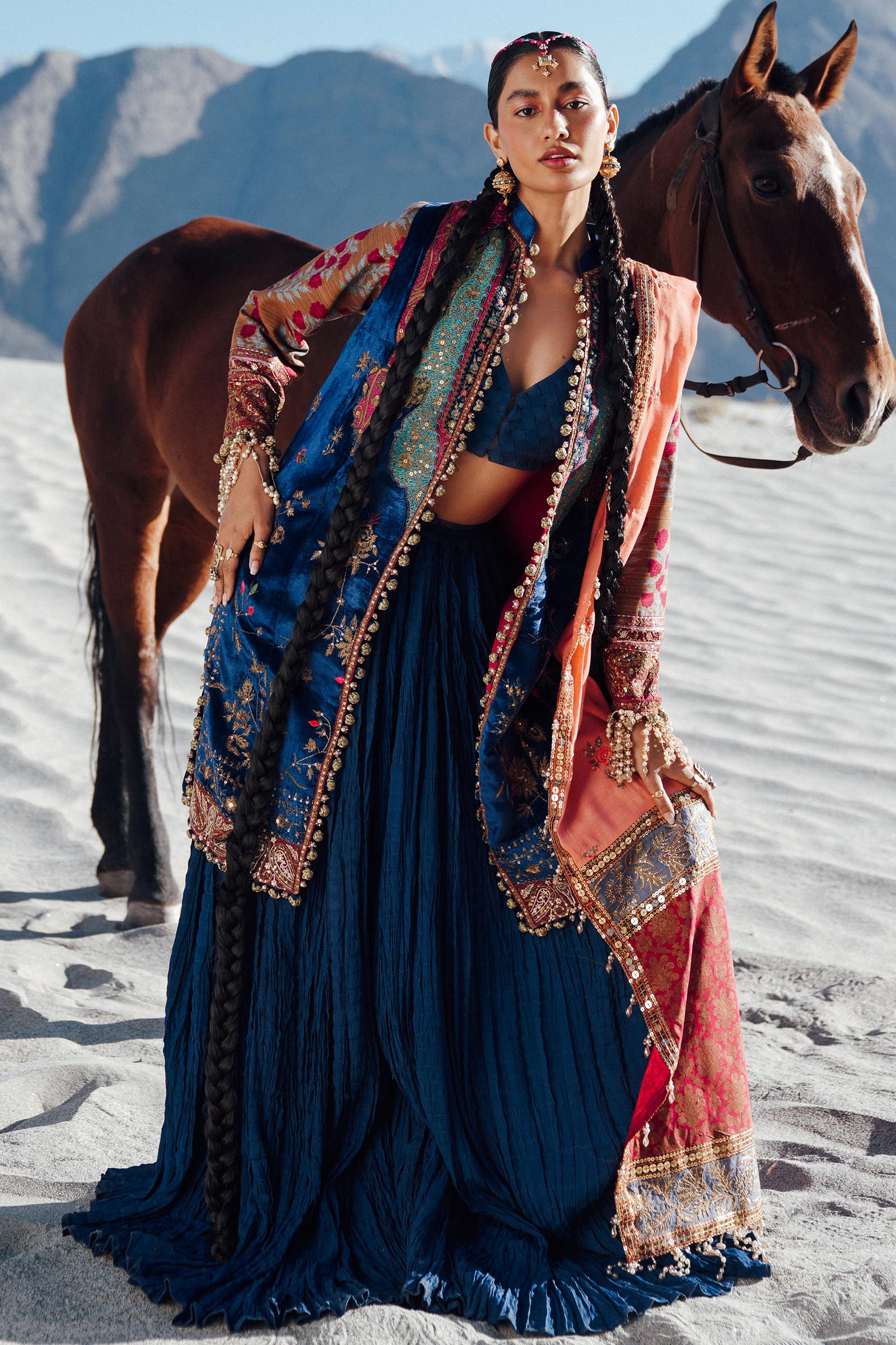 Sana Safinaz | Winter Shawl 24 | Velvet V241-001-3CP -  Sana Safinaz Ladies Clothes - Original Designer Dress - House of Maryam
