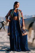 Sana Safinaz | Winter Shawl 24 | Velvet V241-001-3CP -  Sana Safinaz Ladies Clothes - Original Designer Dress - House of Maryam