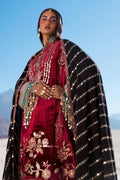 Sana Safinaz | Winter Shawl 24 | Velvet V241-002-3CP -  Sana Safinaz Ladies Clothes - Original Designer Dress - House of Maryam