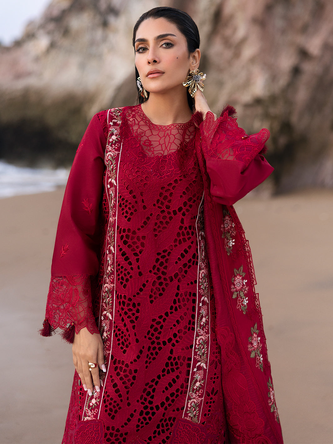 Mahnur | Sirena Luxury Lawn 25 | Scarlett -  Mahnur Ladies Clothes - Original Designer Dress - House of Maryam
