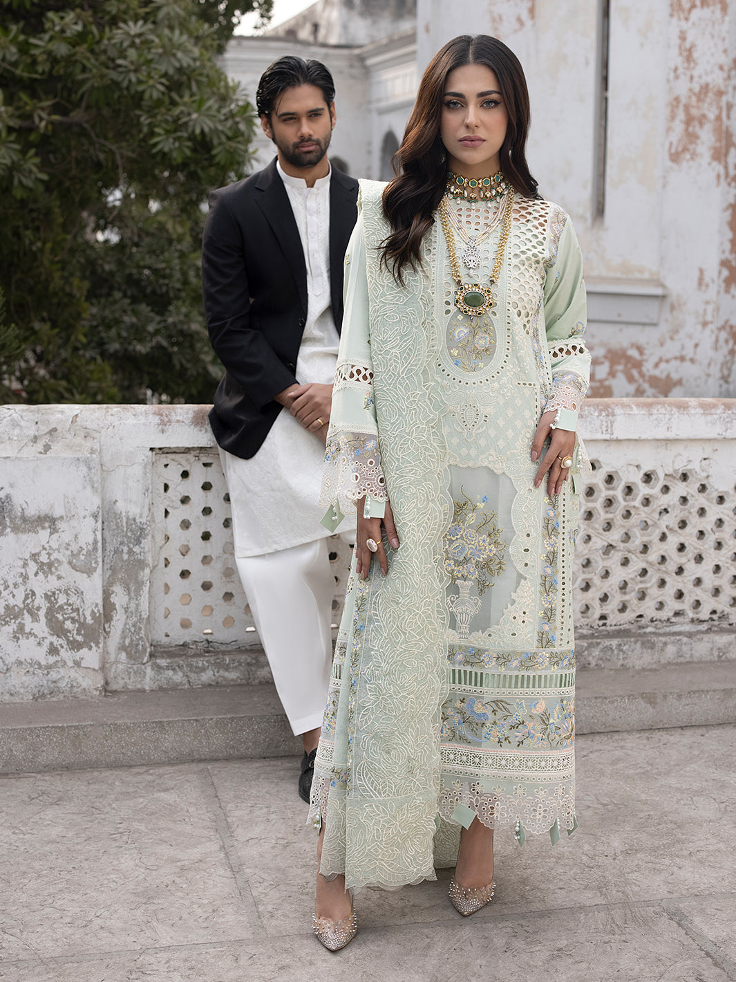 Mahnur | Mahrukh Luxury Lawn 24 | SELINA -  Mahnur Luxury - Original Designer Dress - House of Maryam
