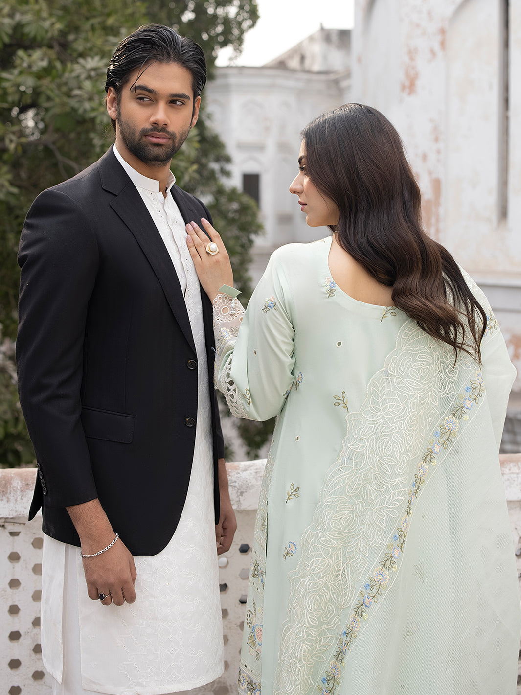 Mahnur | Mahrukh Luxury Lawn 24 | SELINA -  Mahnur Luxury - Original Designer Dress - House of Maryam