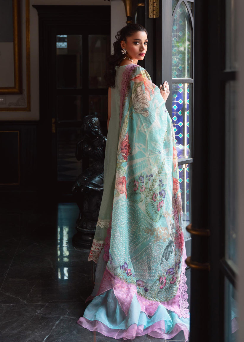 Shiza Hassan | Aira Luxury Pret | Azure -  Shiza Hassan Formal - Original Designer Dress - House of Maryam