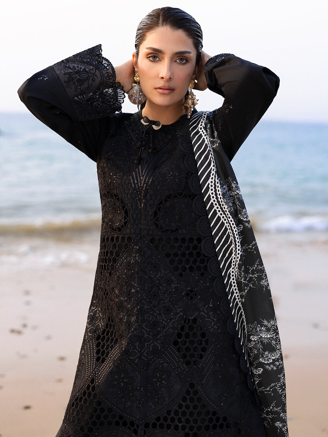 Mahnur | Sirena Luxury Lawn 25 | Sierra -  Mahnur Ladies Clothes - Original Designer Dress - House of Maryam