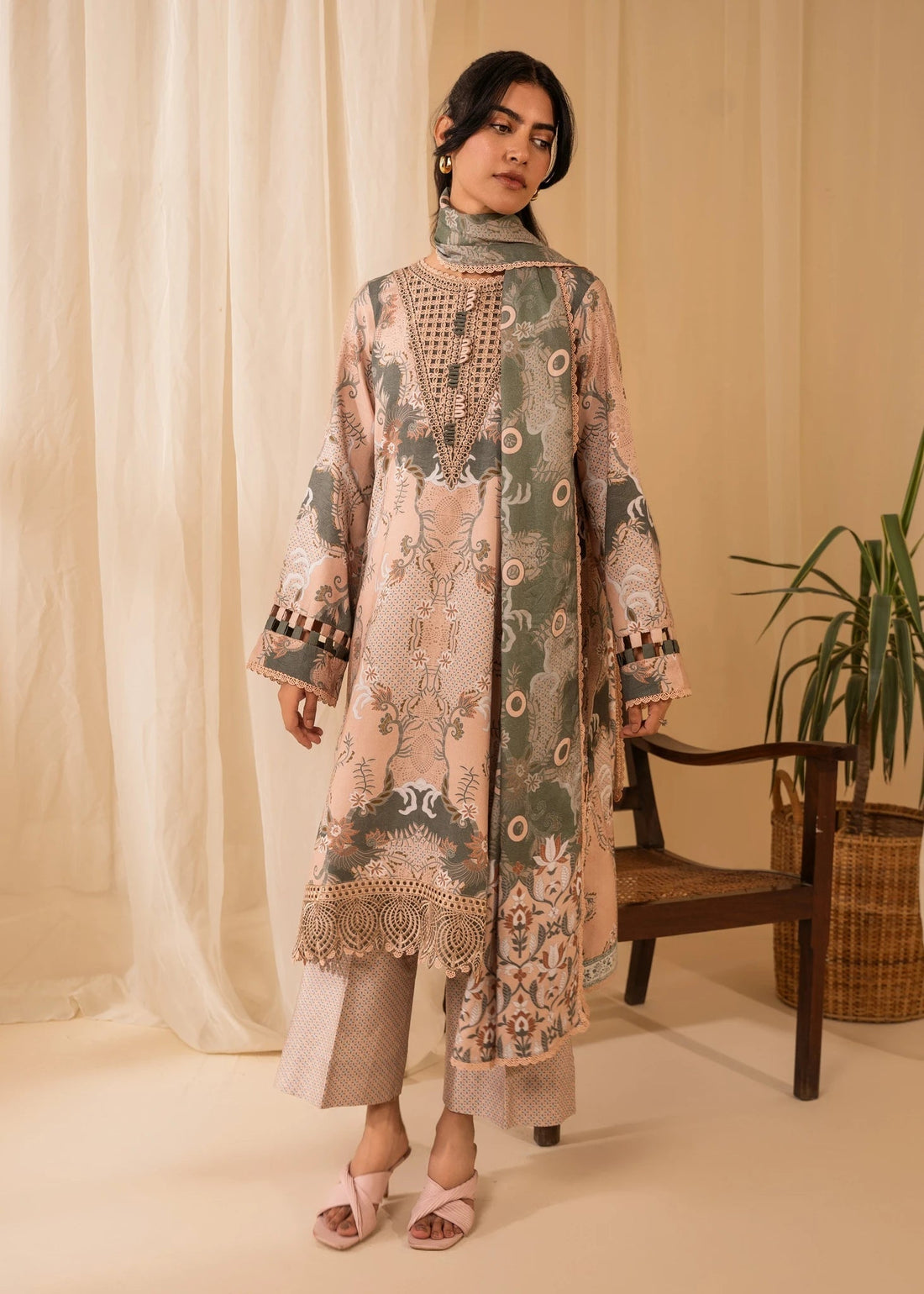 Nureh | Shades of Winter | ZARA (AZ-06) -  Nureh Ladies Clothes - Original Designer Dress - House of Maryam
