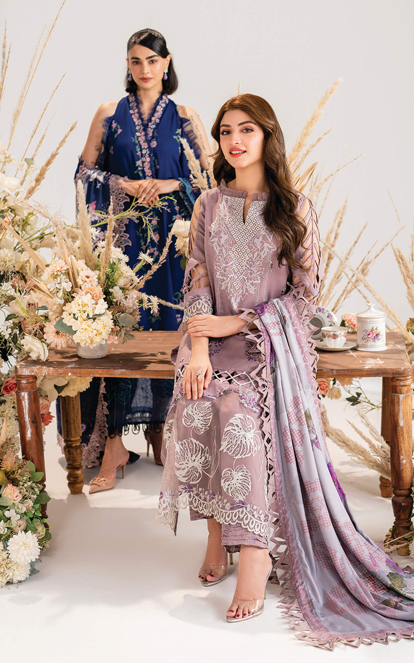 Asifa and Nabeel | Winter Meraki 24 | Sombre-MW-04 -  Asifa and Nabeel Ladies Clothes - Original Designer Dress - House of Maryam