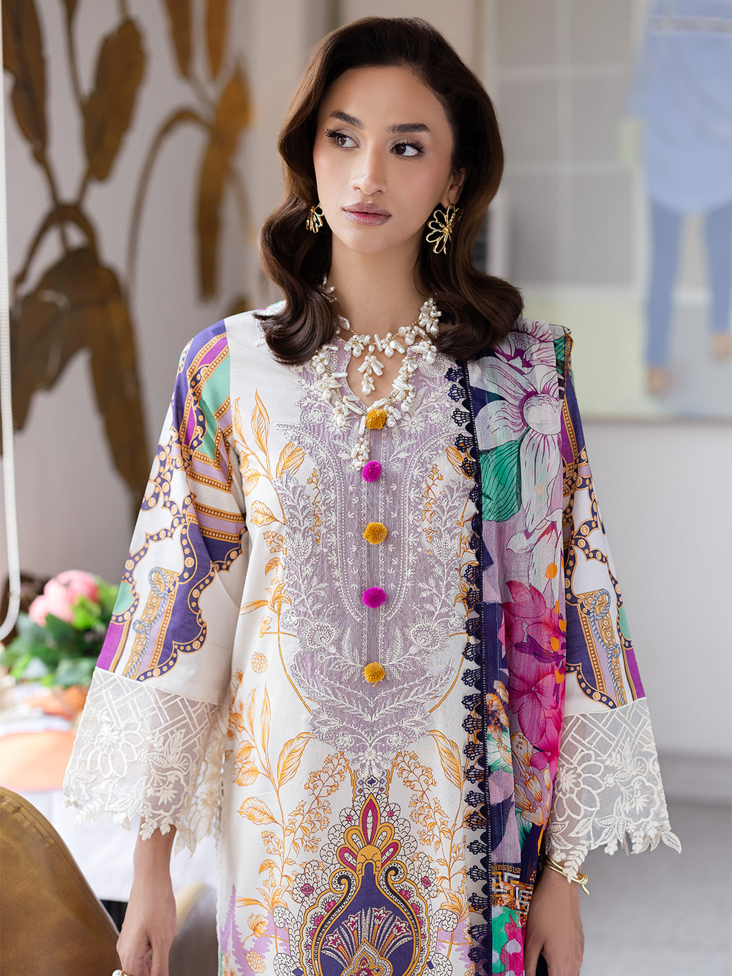 Mahnur | After Hours Luxury Lawn 25 | Sugar Rush -  Mahnur Ladies Clothes - Original Designer Dress - House of Maryam