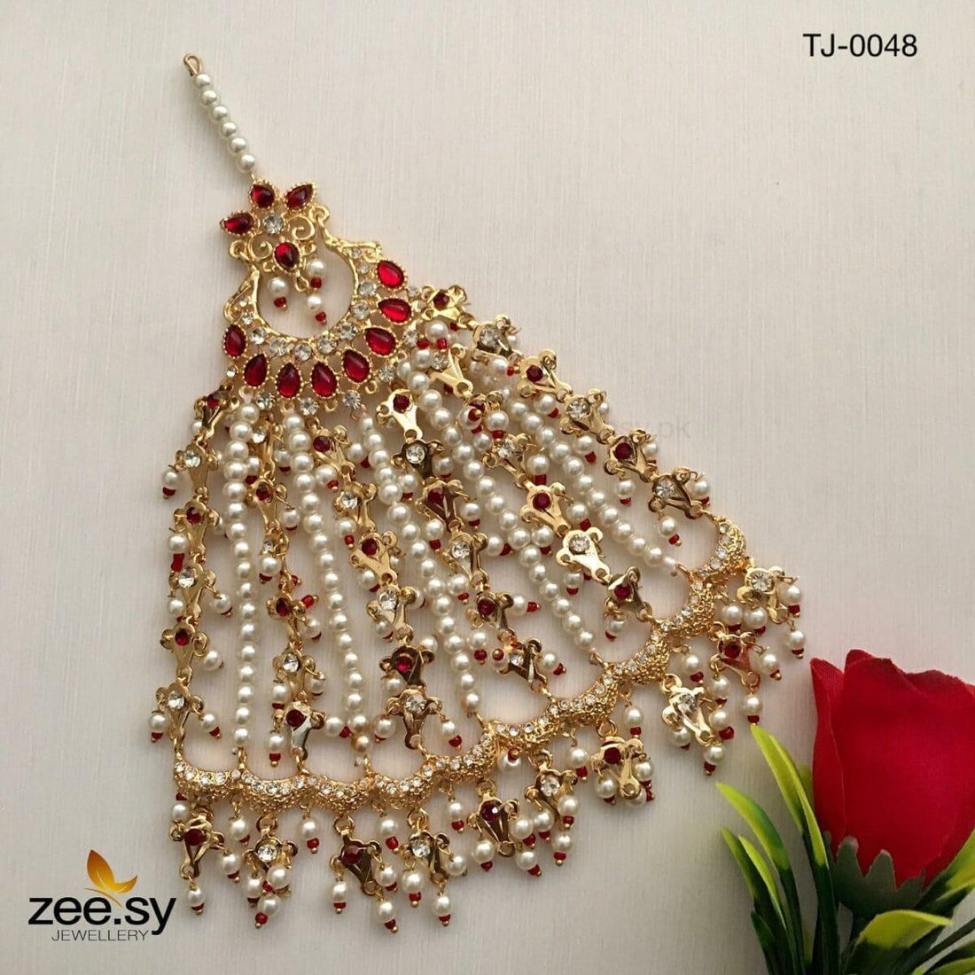 Peacock Jhumar-0048 -  Zeesy jhumar - Original Designer Dress - House of Maryam