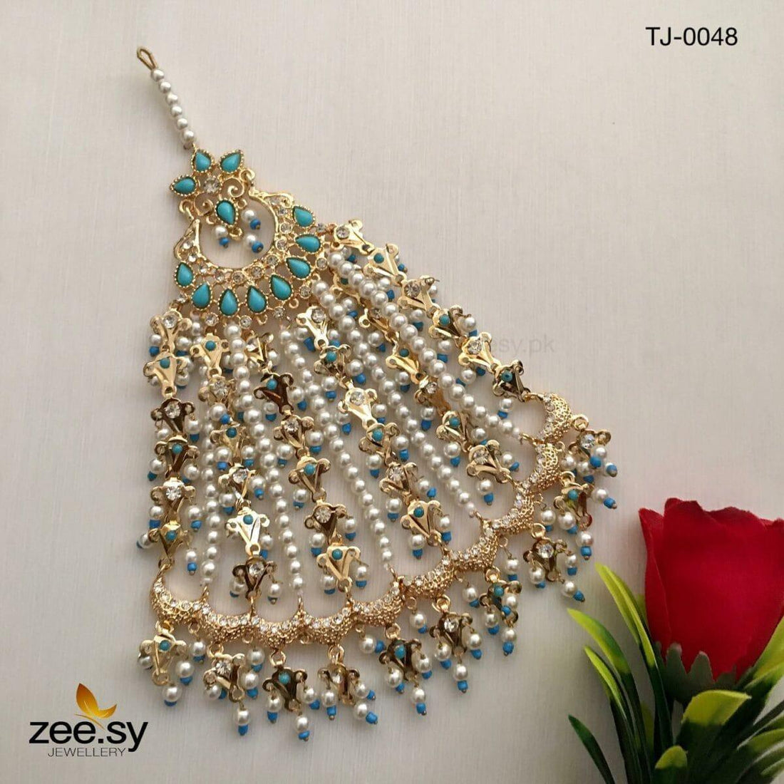 Peacock Jhumar-0048 -  Zeesy jhumar - Original Designer Dress - House of Maryam