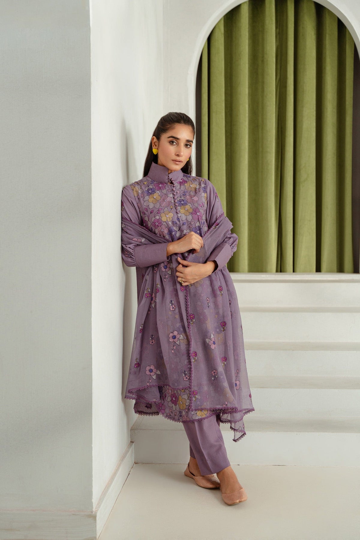 Taana Baana | Manzil Winter |  M3407B -  Taana Baana Ladies Clothes - Original Designer Dress - House of Maryam