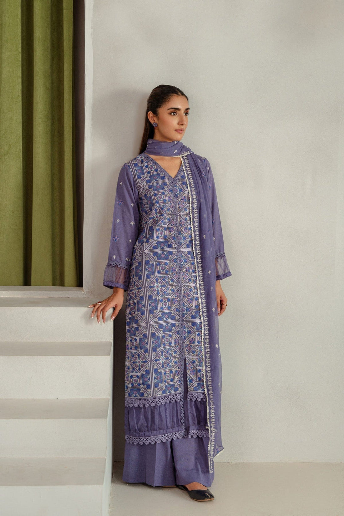 Taana Baana | Manzil Winter |  B3400A -  Taana Baana Ladies Clothes - Original Designer Dress - House of Maryam
