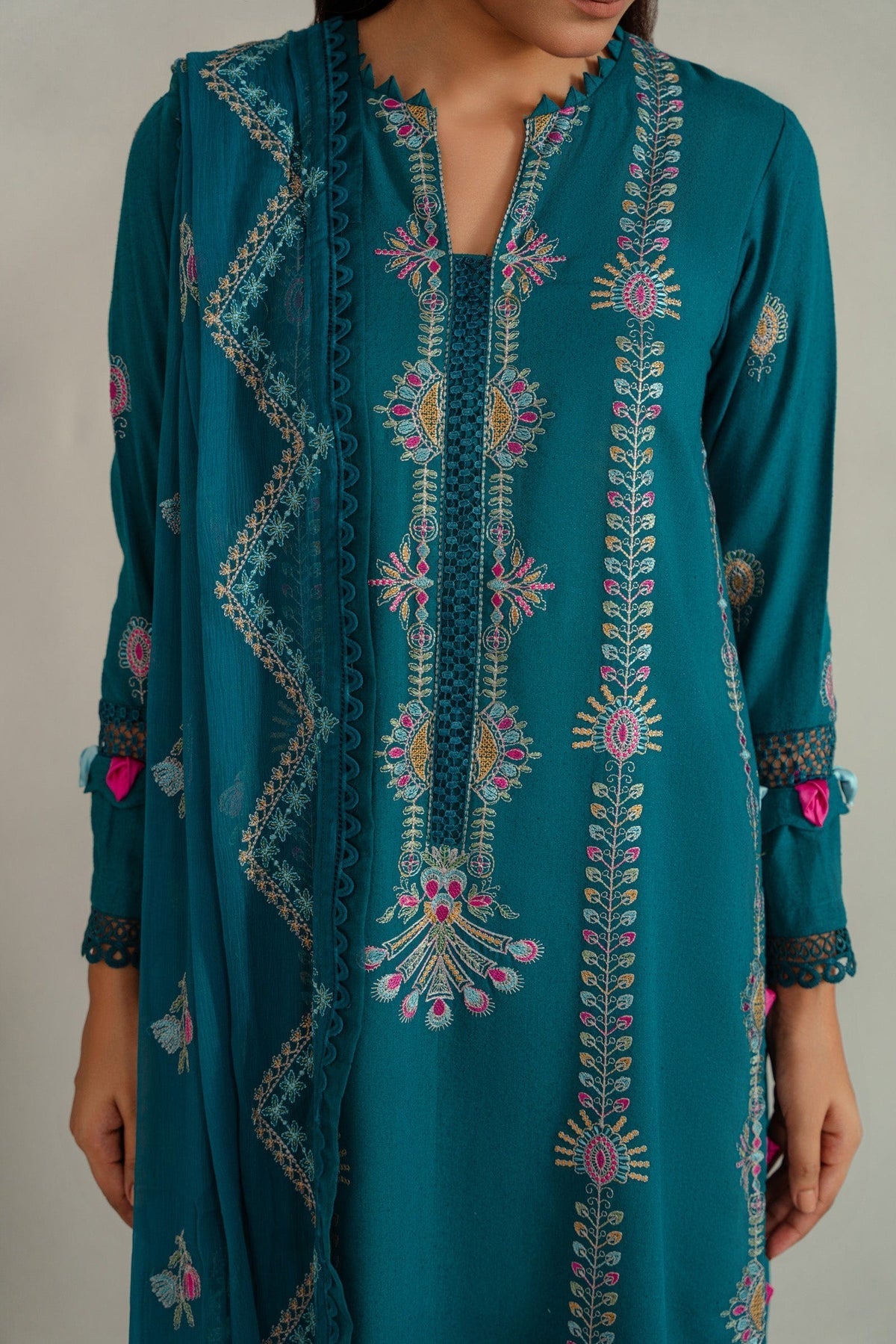 Taana Baana | Manzil Winter |  S3389B -  Taana Baana Ladies Clothes - Original Designer Dress - House of Maryam