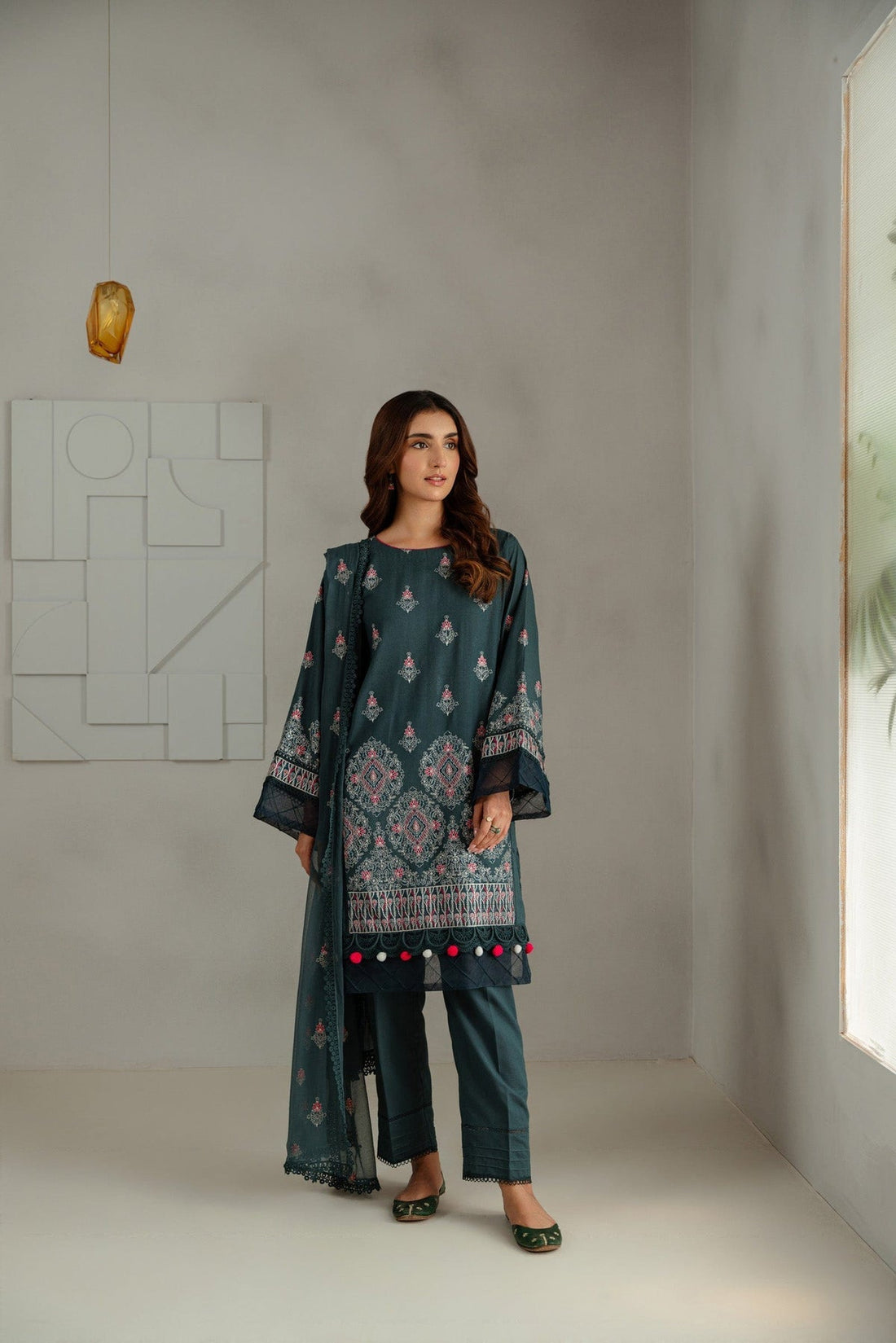 Taana Baana | Manzil Winter |  C3414B -  Taana Baana Ladies Clothes - Original Designer Dress - House of Maryam