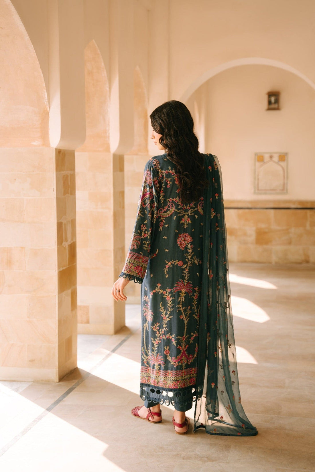 Taana Baana | Manzil Winter |  B3398 -  Taana Baana Ladies Clothes - Original Designer Dress - House of Maryam