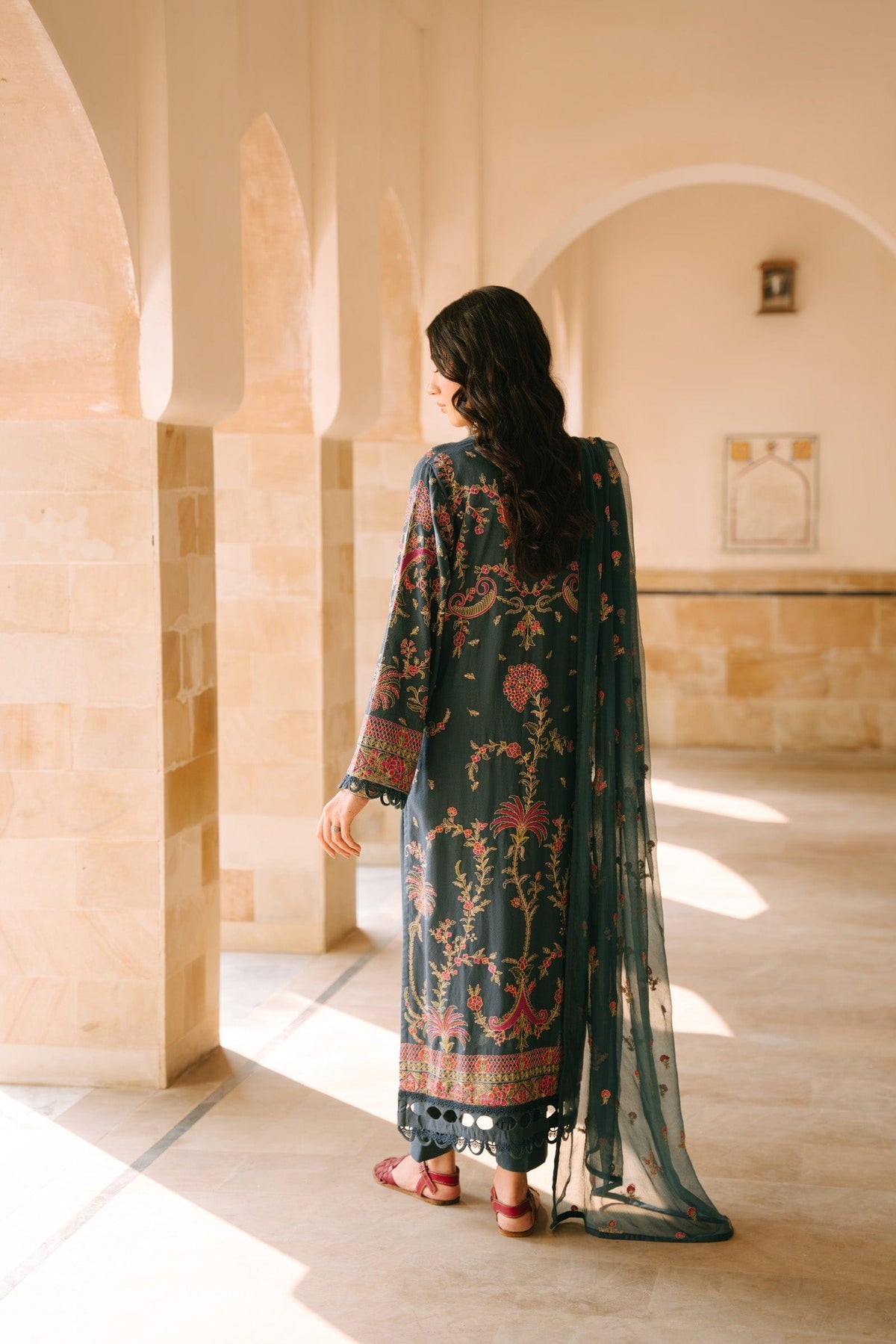 Taana Baana | Manzil Winter |  B3398 -  Taana Baana Ladies Clothes - Original Designer Dress - House of Maryam