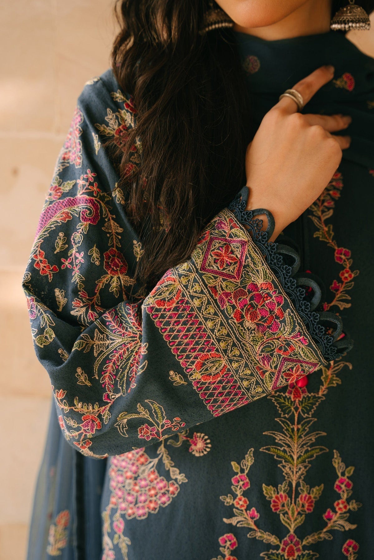 Taana Baana | Manzil Winter |  B3398 -  Taana Baana Ladies Clothes - Original Designer Dress - House of Maryam