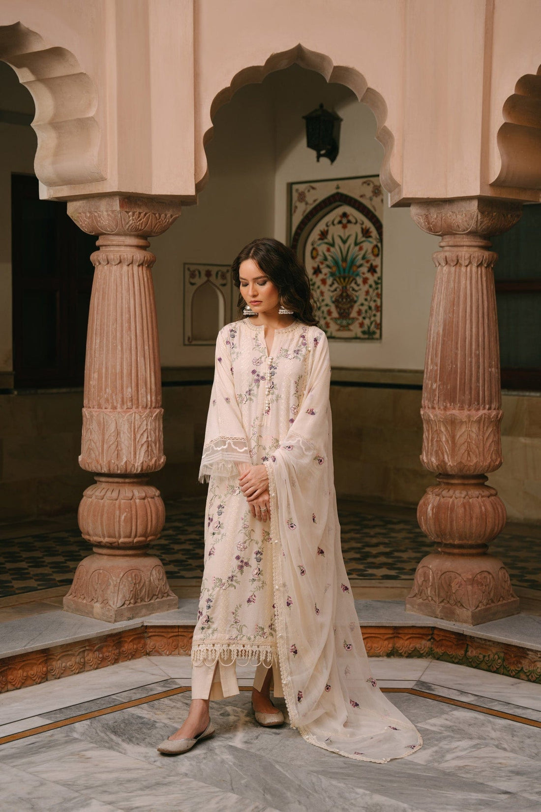 Taana Baana | Manzil Winter |  M3404A -  Taana Baana Ladies Clothes - Original Designer Dress - House of Maryam