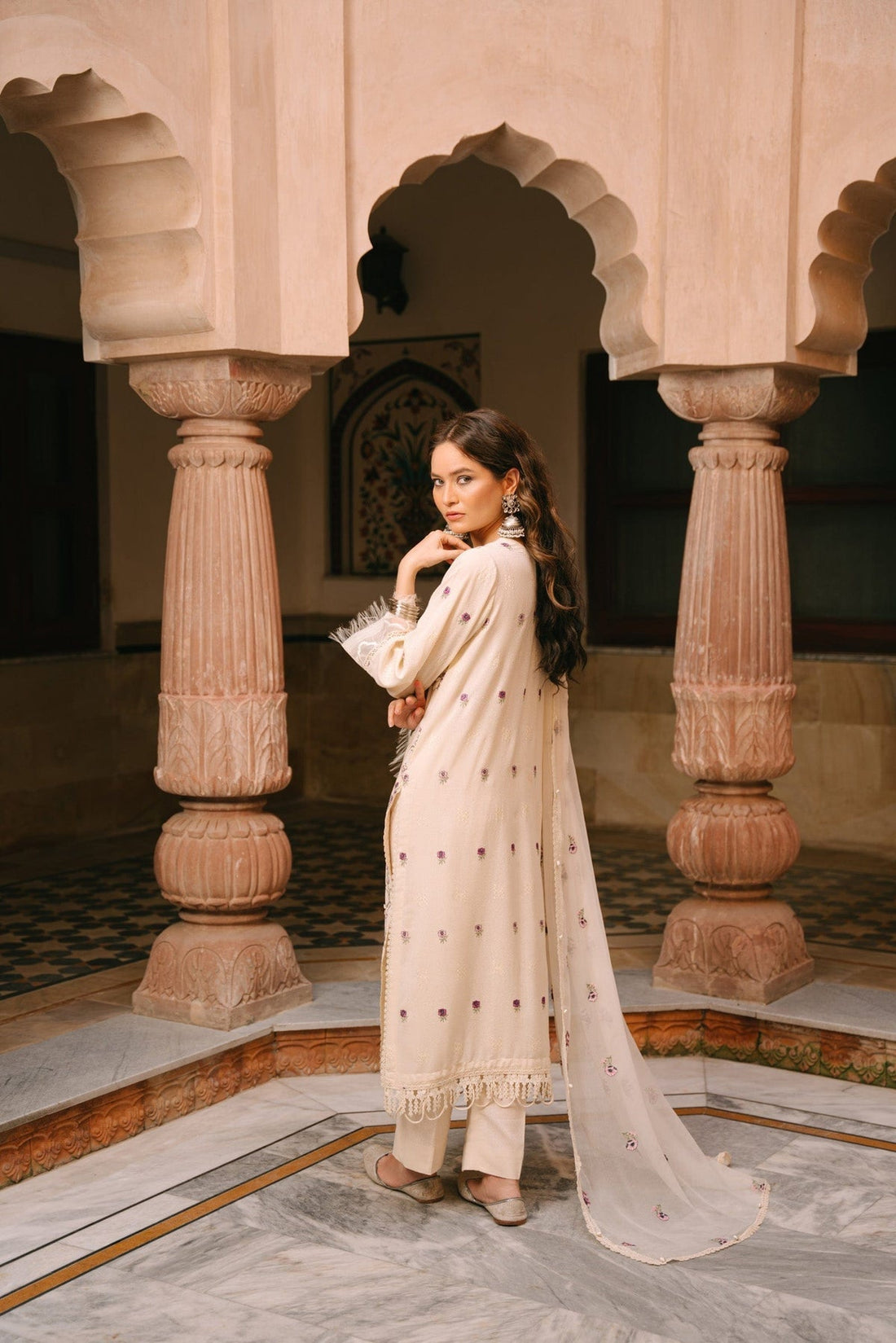 Taana Baana | Manzil Winter |  M3404A -  Taana Baana Ladies Clothes - Original Designer Dress - House of Maryam