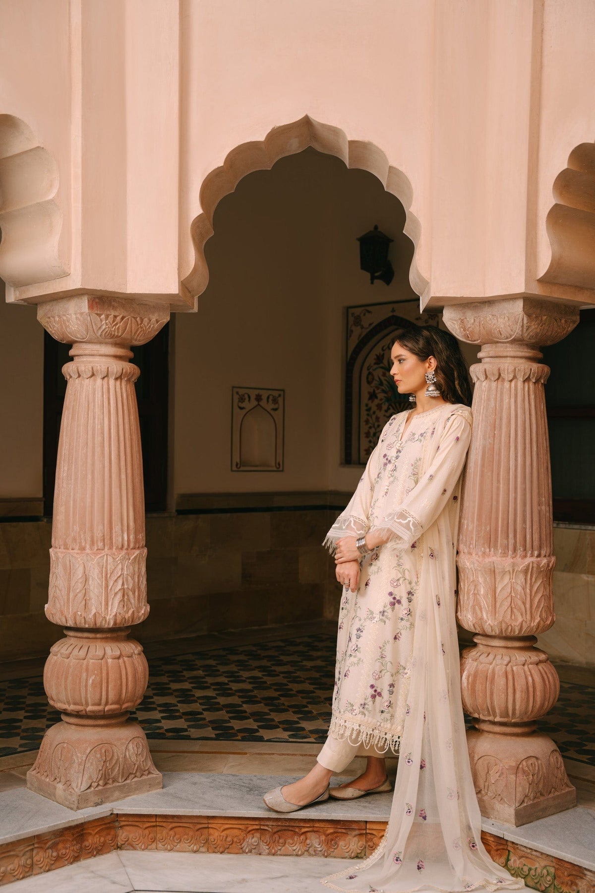 Taana Baana | Manzil Winter |  M3404A -  Taana Baana Ladies Clothes - Original Designer Dress - House of Maryam