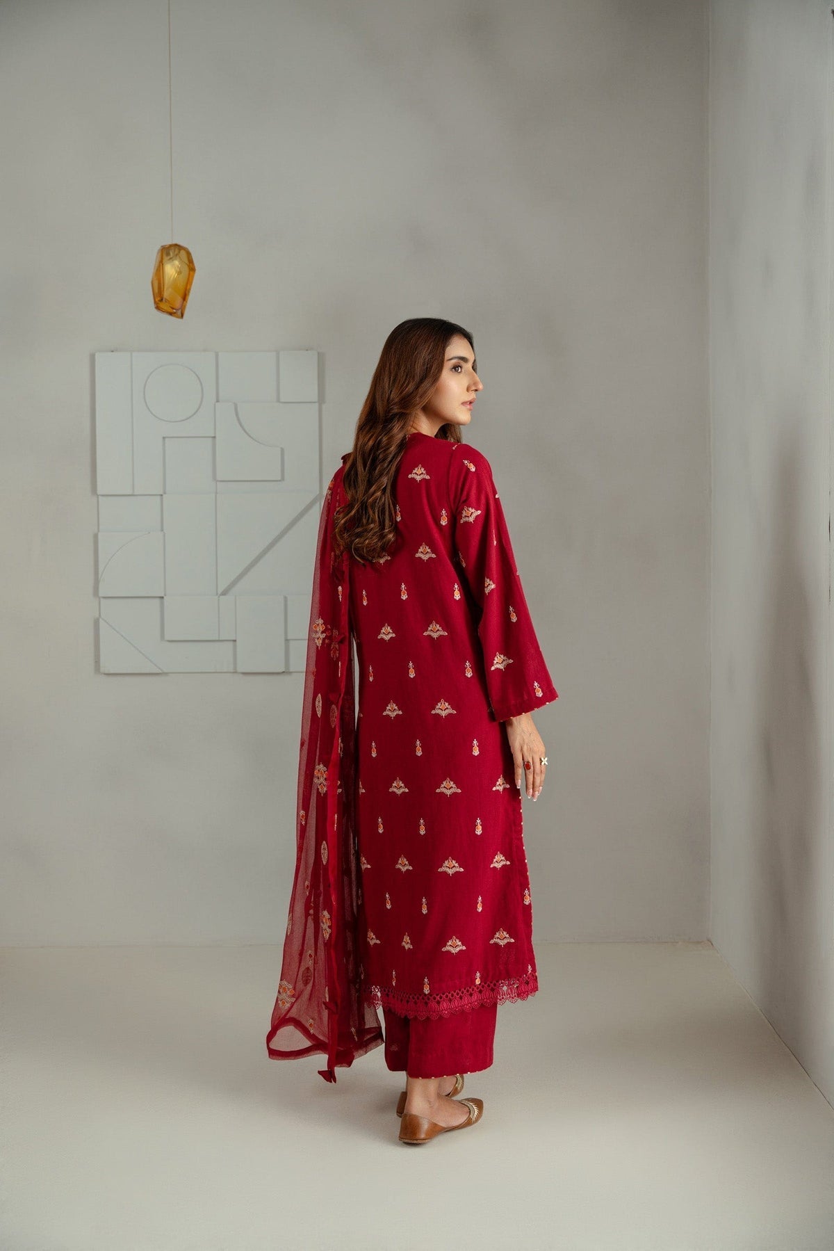 Taana Baana | Manzil Winter |  M3406A -  Taana Baana Ladies Clothes - Original Designer Dress - House of Maryam