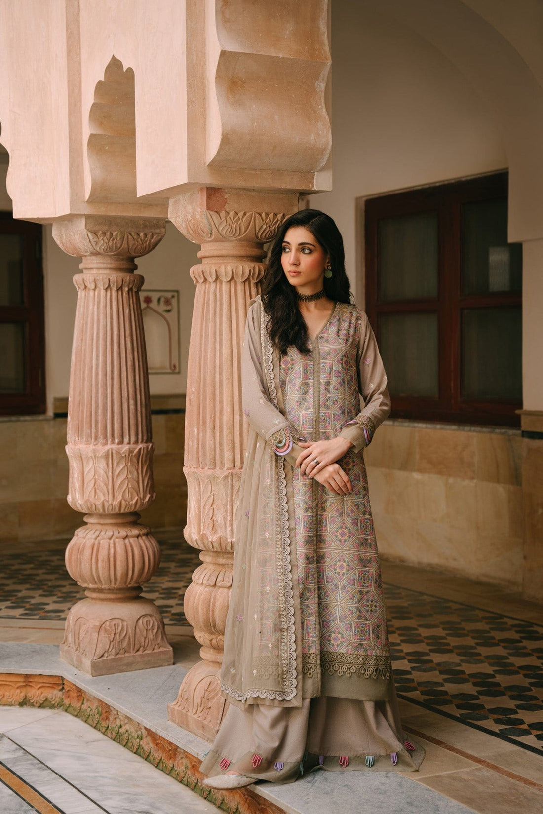 Taana Baana | Manzil Winter |  B3400B -  Taana Baana Ladies Clothes - Original Designer Dress - House of Maryam