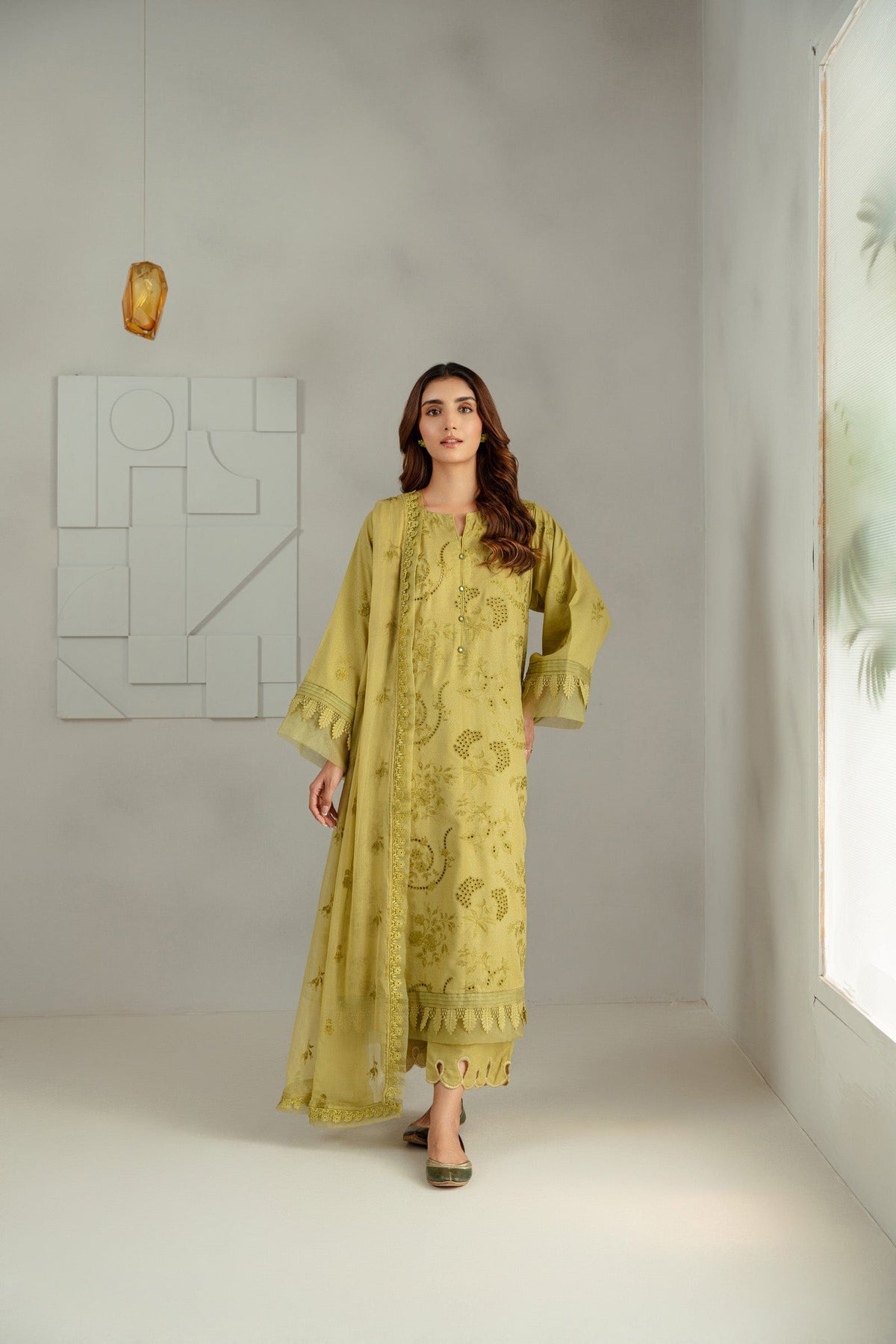 Taana Baana | Manzil Winter |  C3416A -  Taana Baana Ladies Clothes - Original Designer Dress - House of Maryam