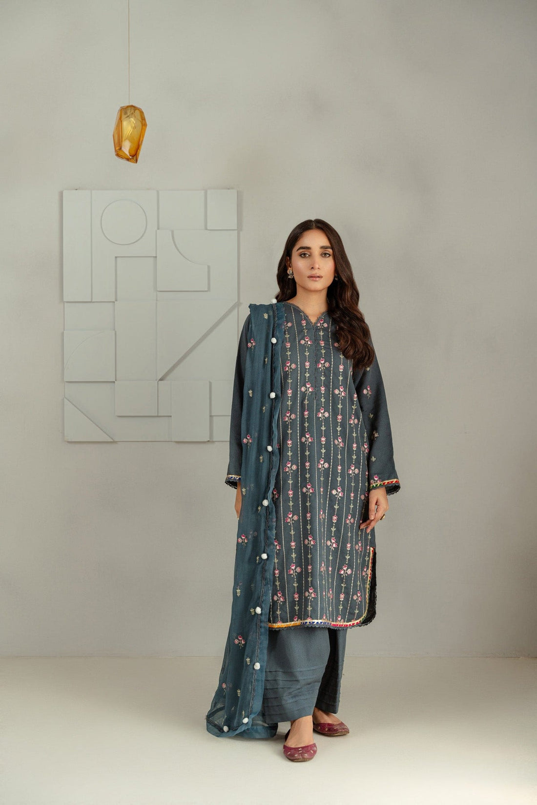 Taana Baana | Manzil Winter |  C3413A -  Taana Baana Ladies Clothes - Original Designer Dress - House of Maryam