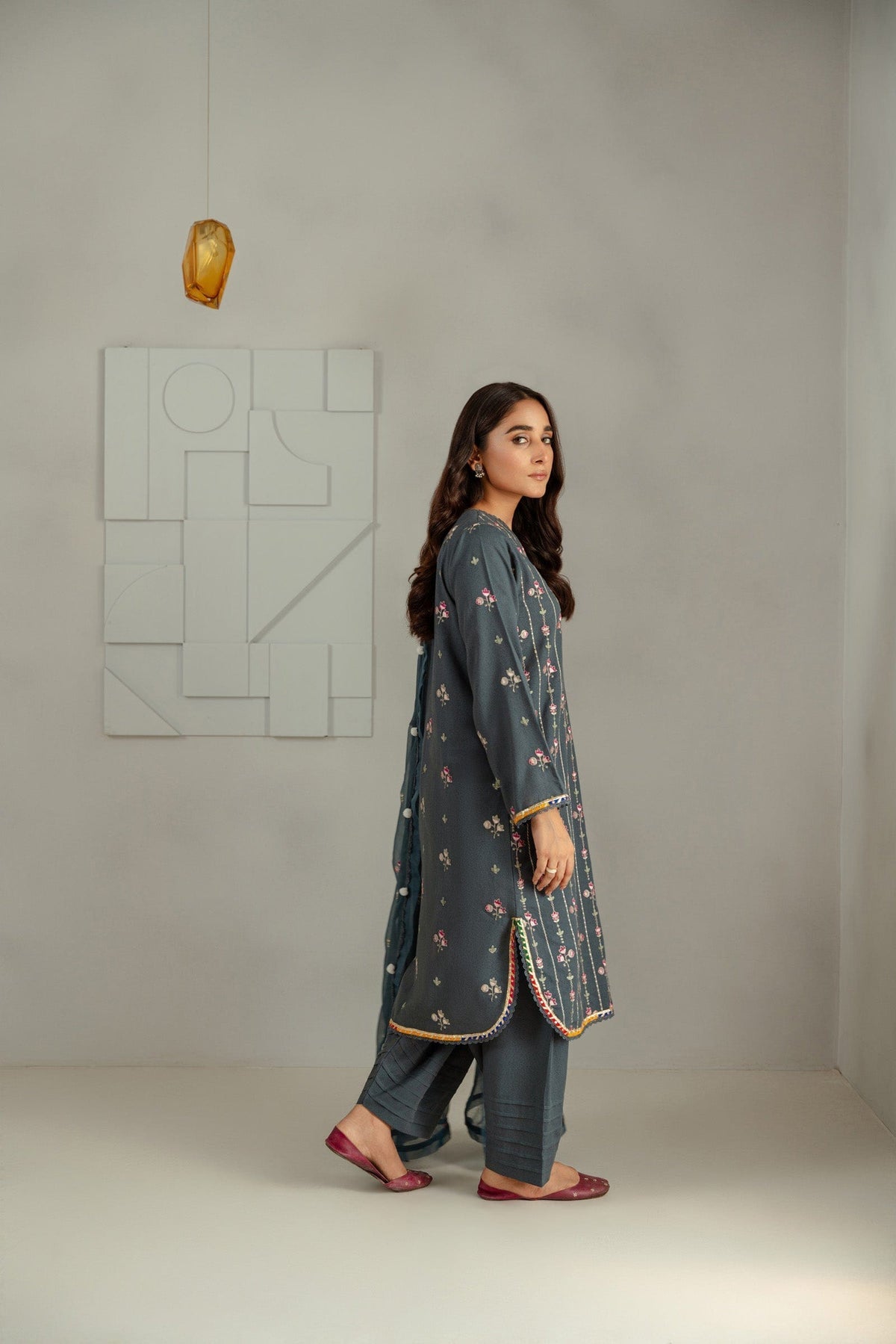 Taana Baana | Manzil Winter |  C3413A -  Taana Baana Ladies Clothes - Original Designer Dress - House of Maryam