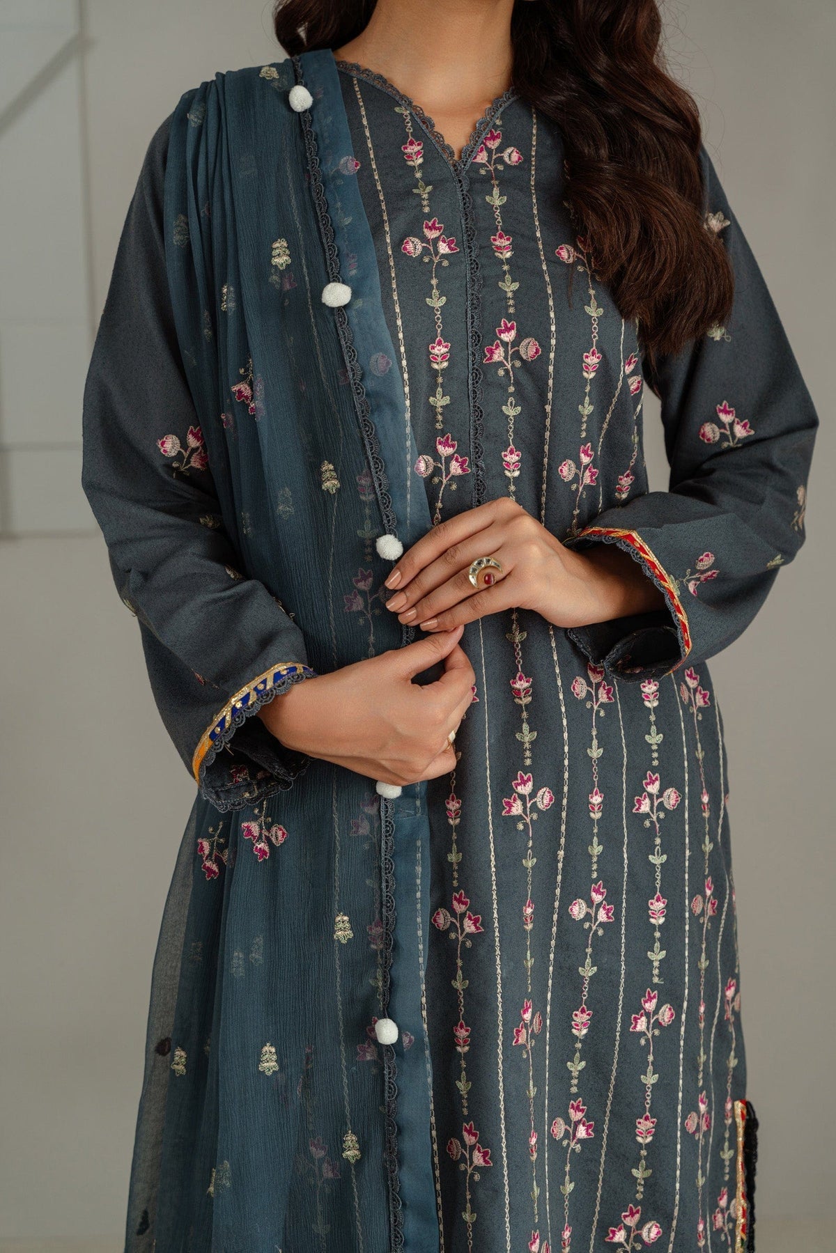 Taana Baana | Manzil Winter |  C3413A -  Taana Baana Ladies Clothes - Original Designer Dress - House of Maryam