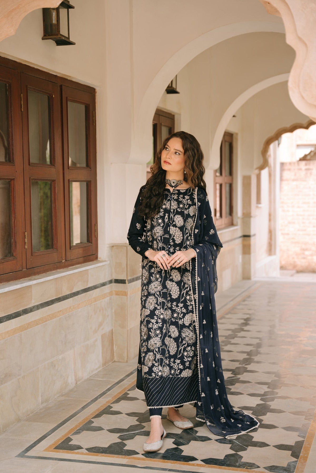 Taana Baana | Manzil Winter |  C3412B -  Taana Baana Ladies Clothes - Original Designer Dress - House of Maryam
