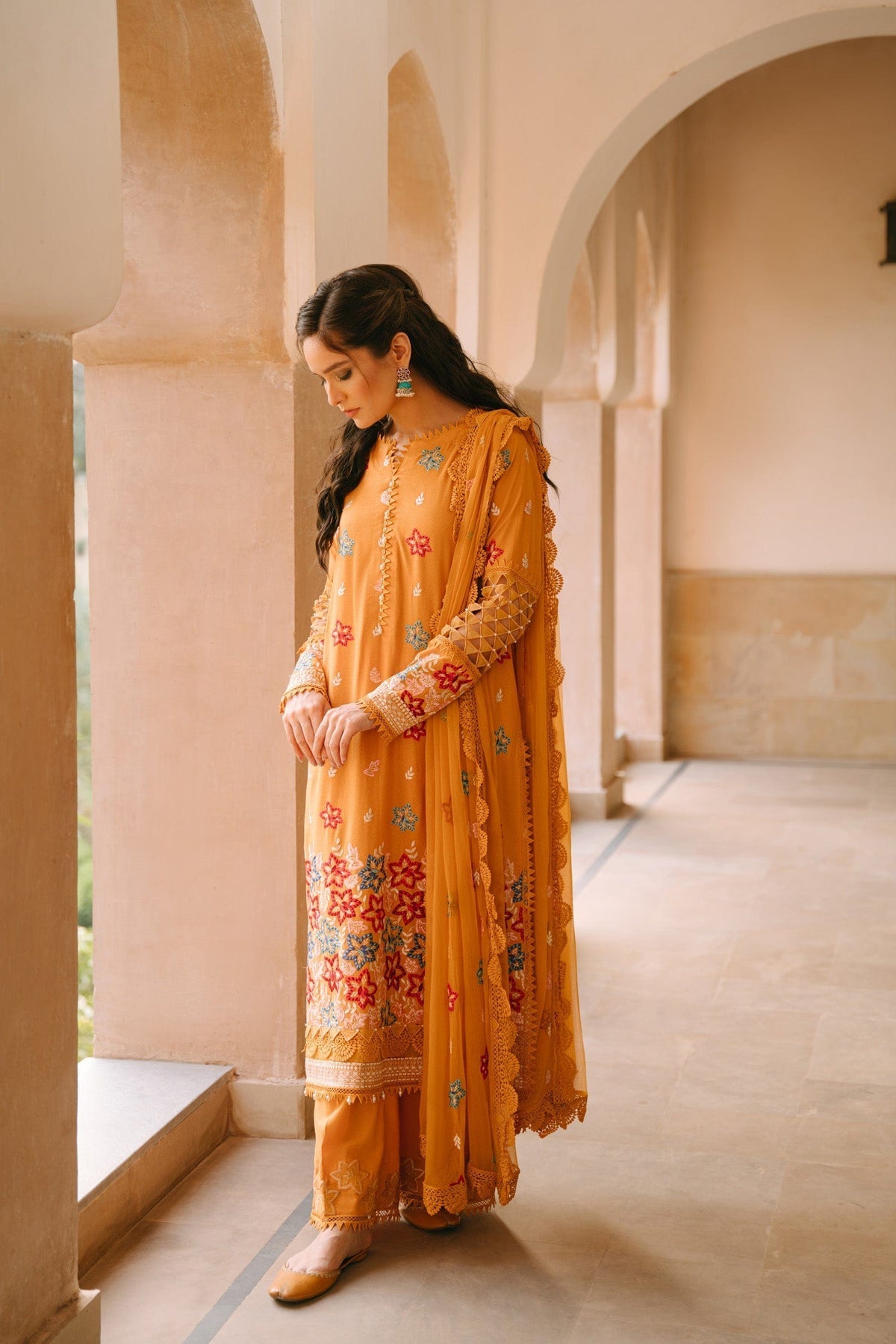 Taana Baana | Manzil Winter |  C3408A -  Taana Baana Ladies Clothes - Original Designer Dress - House of Maryam