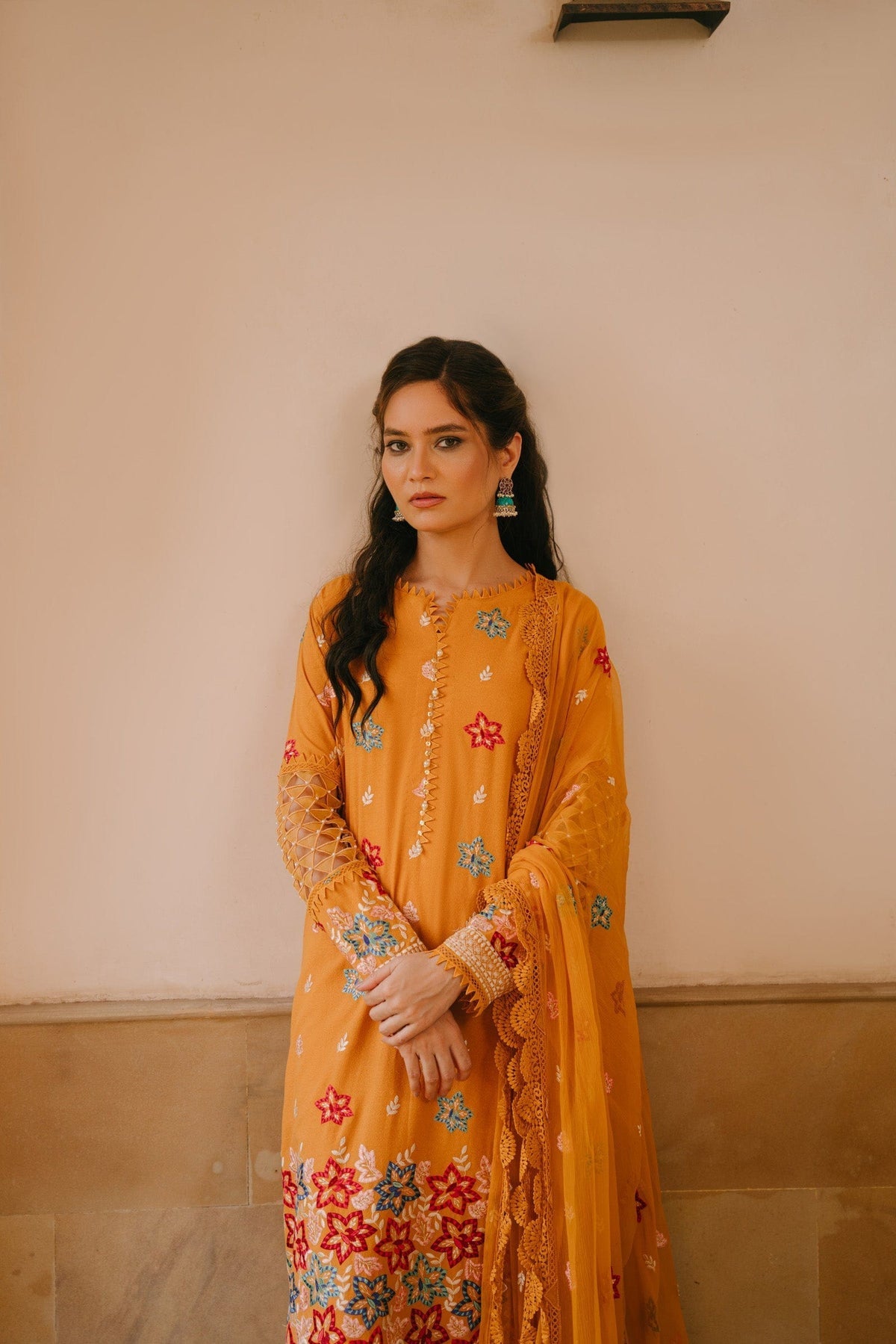 Taana Baana | Manzil Winter |  C3408A -  Taana Baana Ladies Clothes - Original Designer Dress - House of Maryam