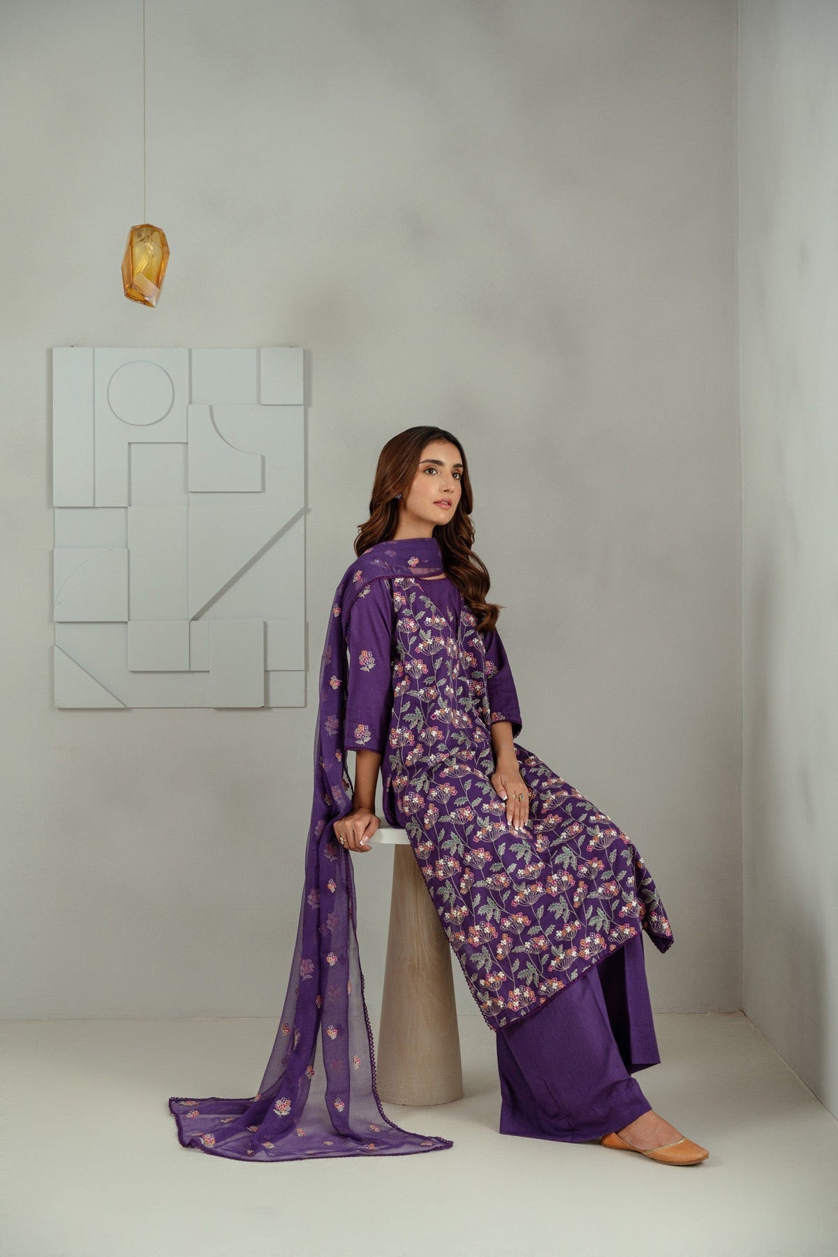 Taana Baana | Manzil Winter |  M3405B -  Taana Baana Ladies Clothes - Original Designer Dress - House of Maryam