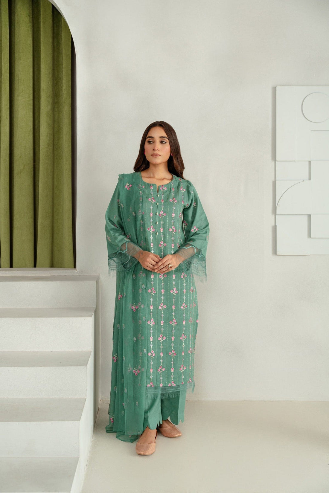 Taana Baana | Manzil Winter |  C3413B -  Taana Baana Ladies Clothes - Original Designer Dress - House of Maryam