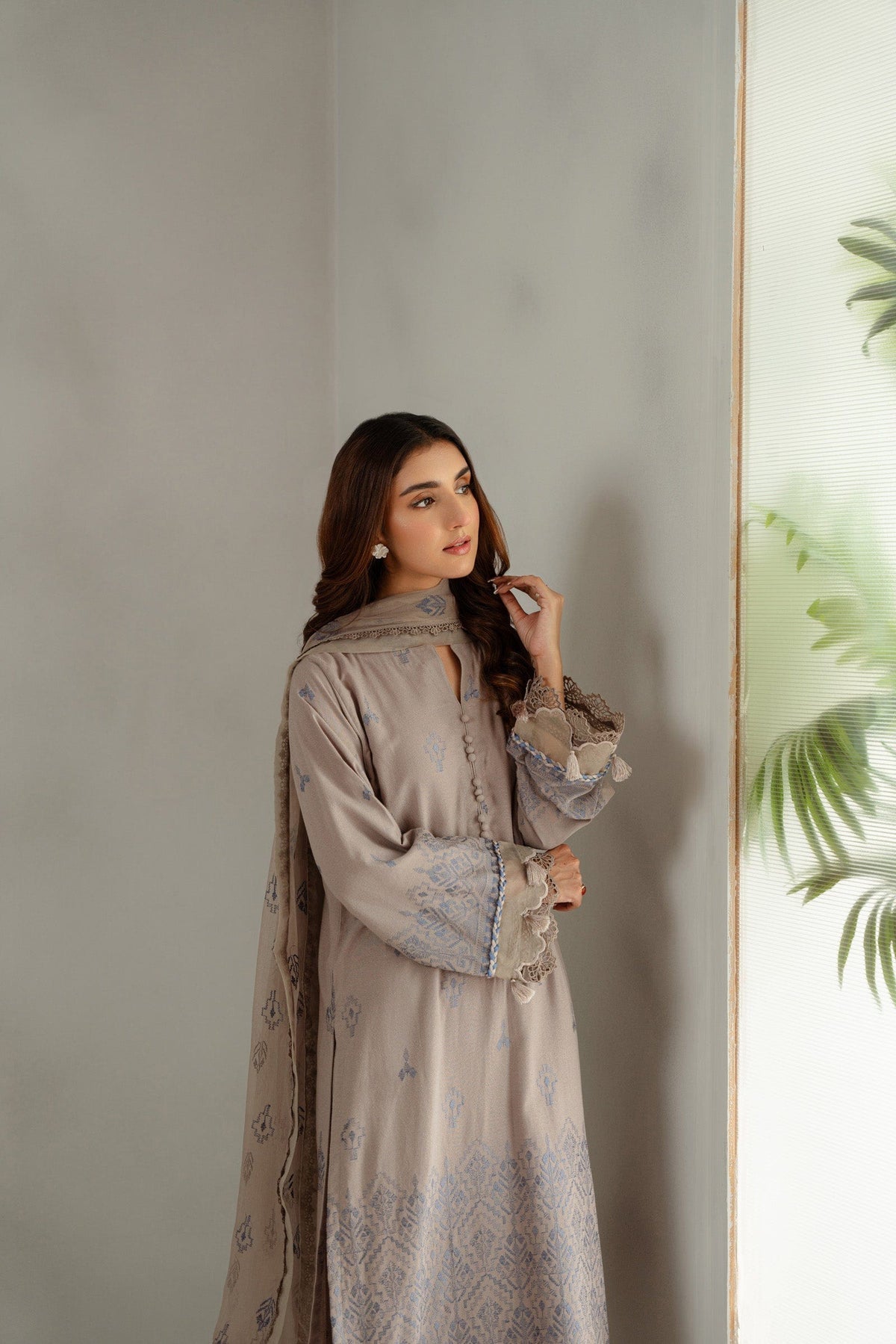 Taana Baana | Manzil Winter |  C3415A -  Taana Baana Ladies Clothes - Original Designer Dress - House of Maryam