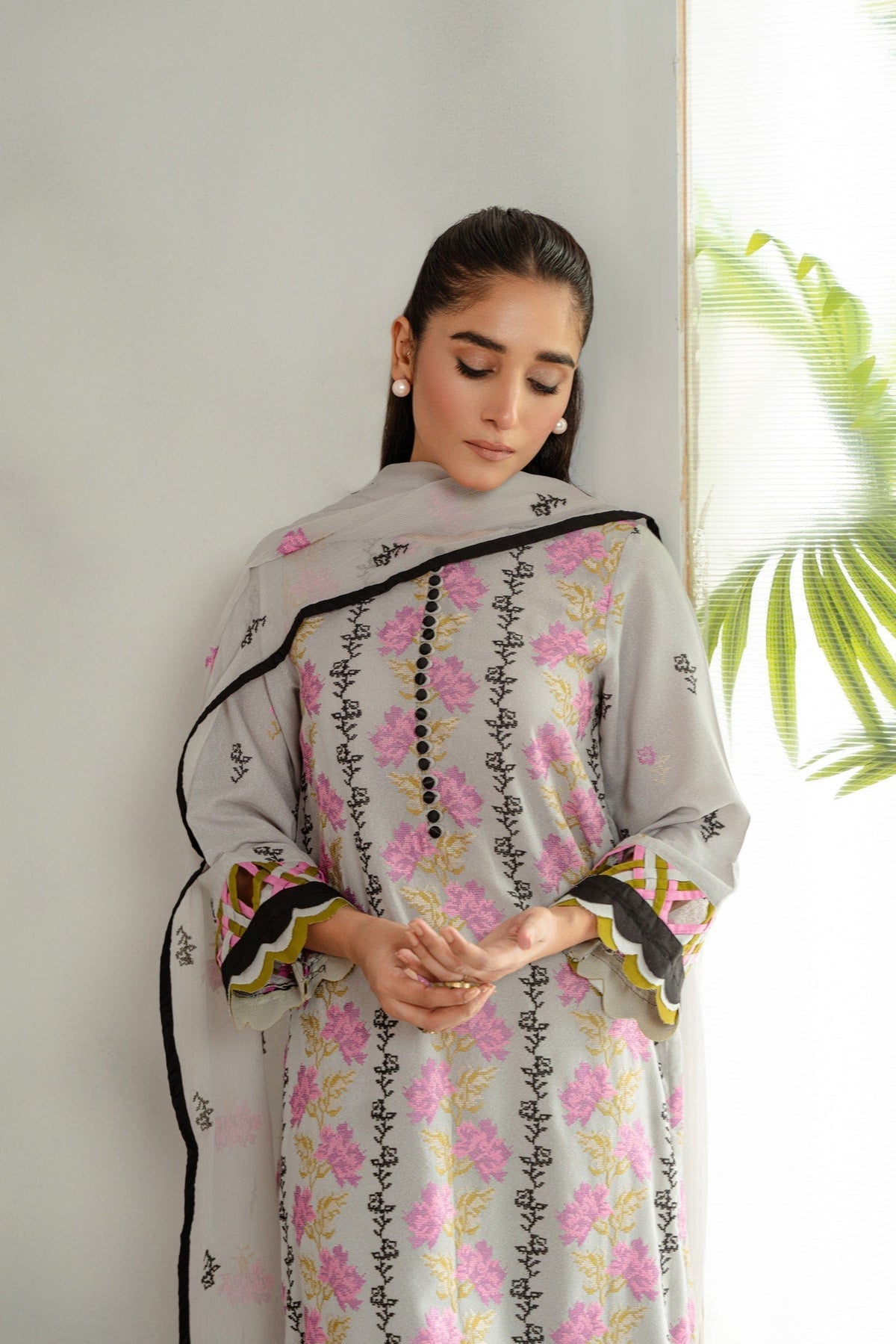 Taana Baana | Manzil Winter |  C3409B -  Taana Baana Ladies Clothes - Original Designer Dress - House of Maryam