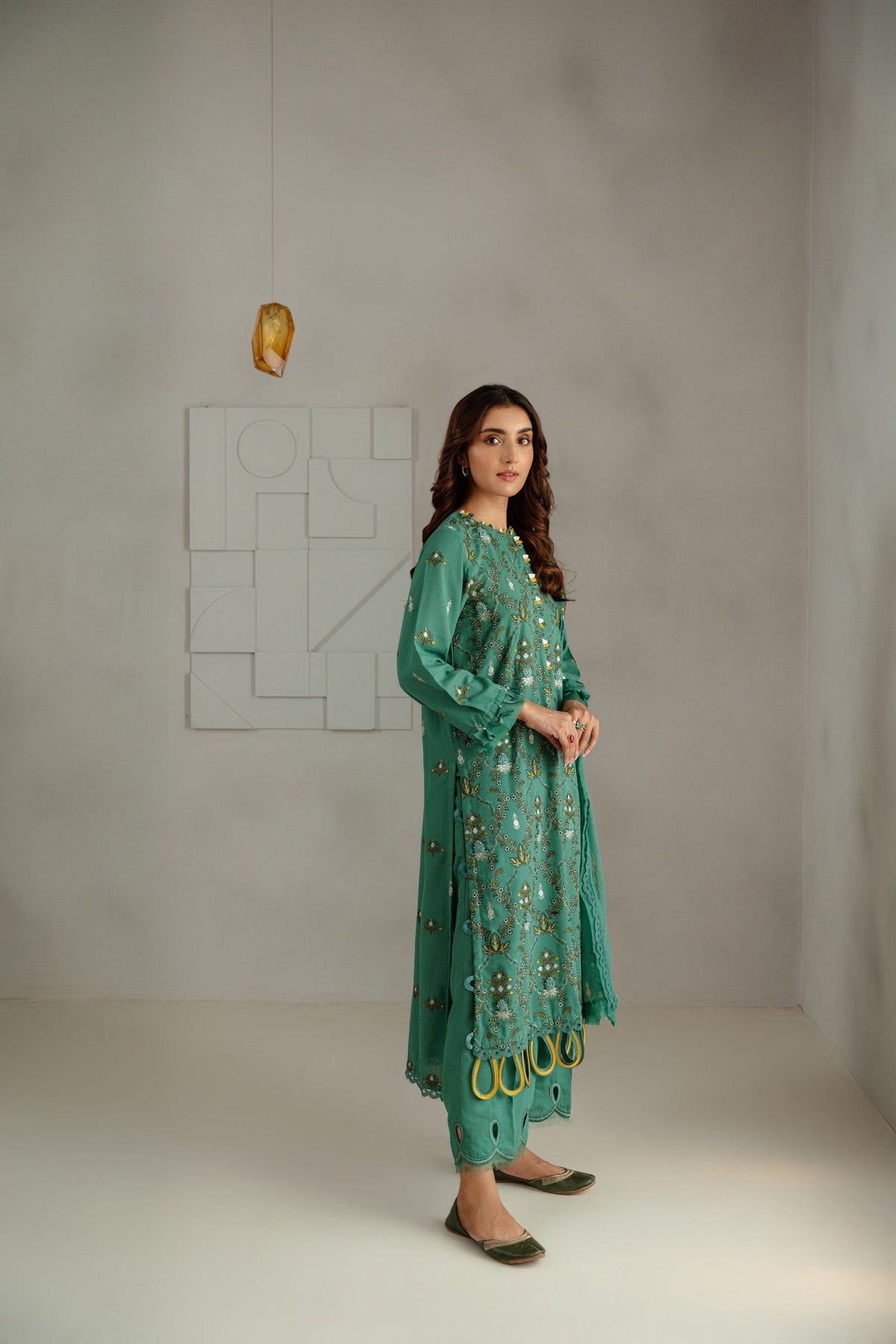 Taana Baana | Manzil Winter |  M3406B -  Taana Baana Ladies Clothes - Original Designer Dress - House of Maryam