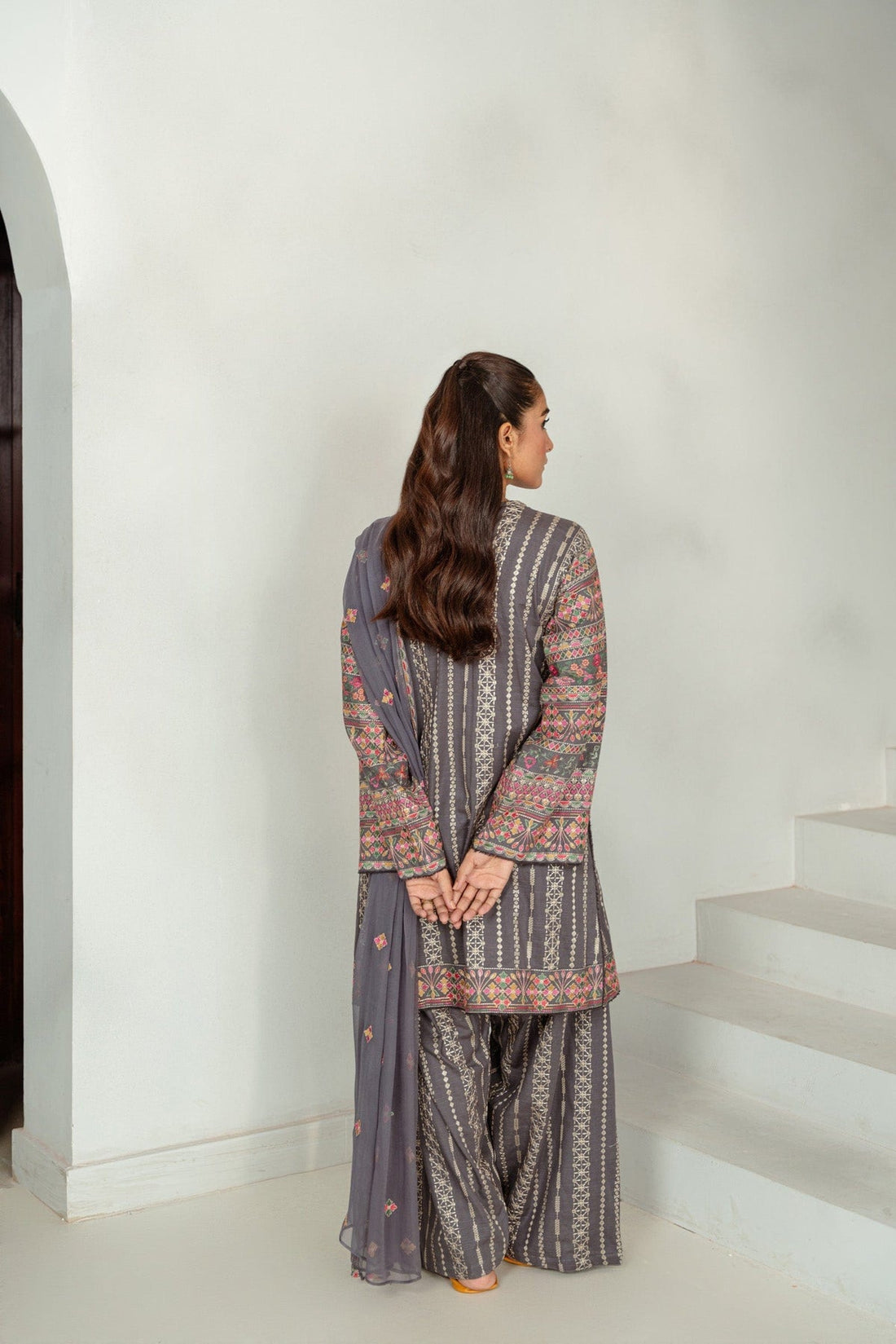 Taana Baana | Manzil Winter |  B3401B -  Taana Baana Ladies Clothes - Original Designer Dress - House of Maryam