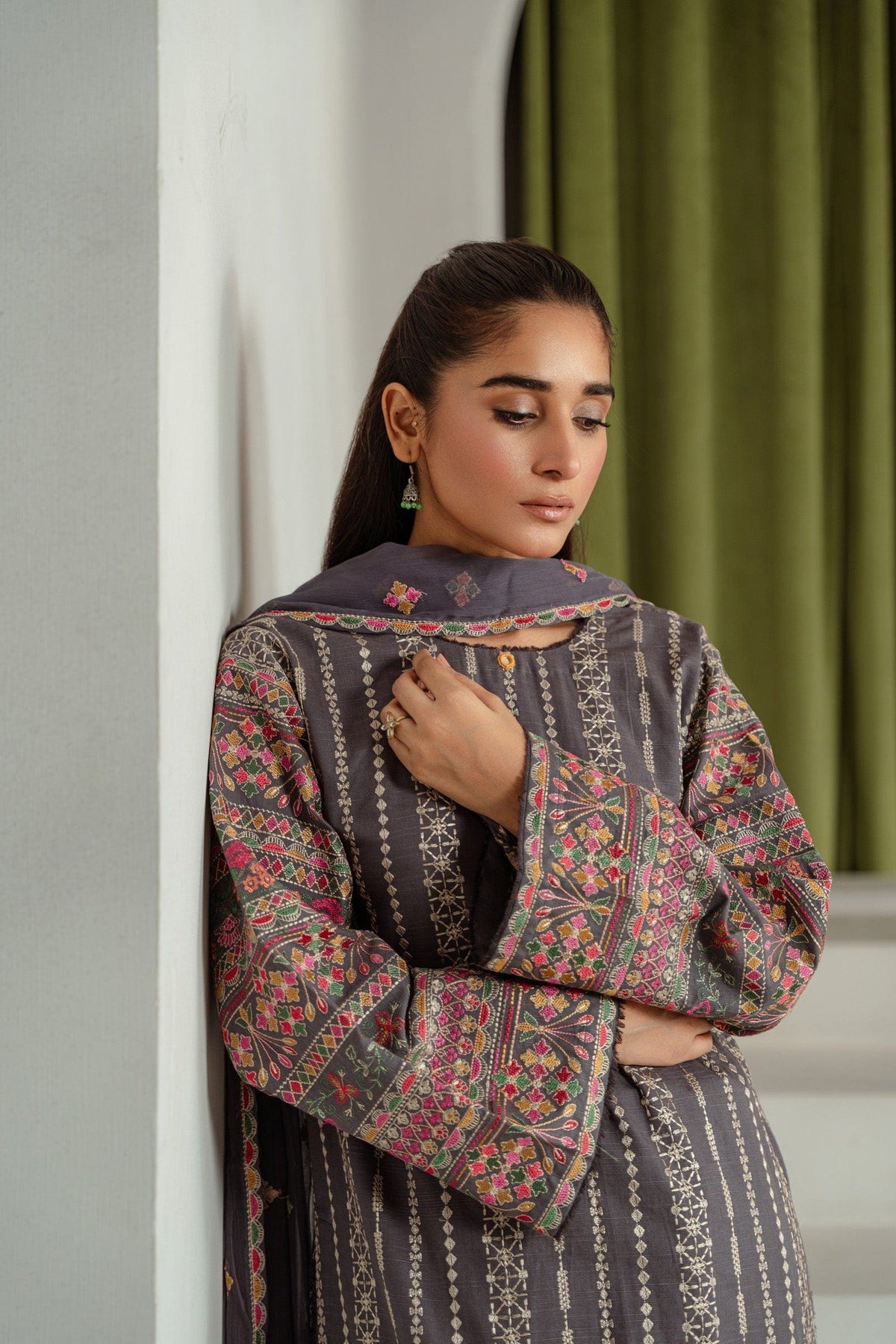 Taana Baana | Manzil Winter |  B3401B -  Taana Baana Ladies Clothes - Original Designer Dress - House of Maryam