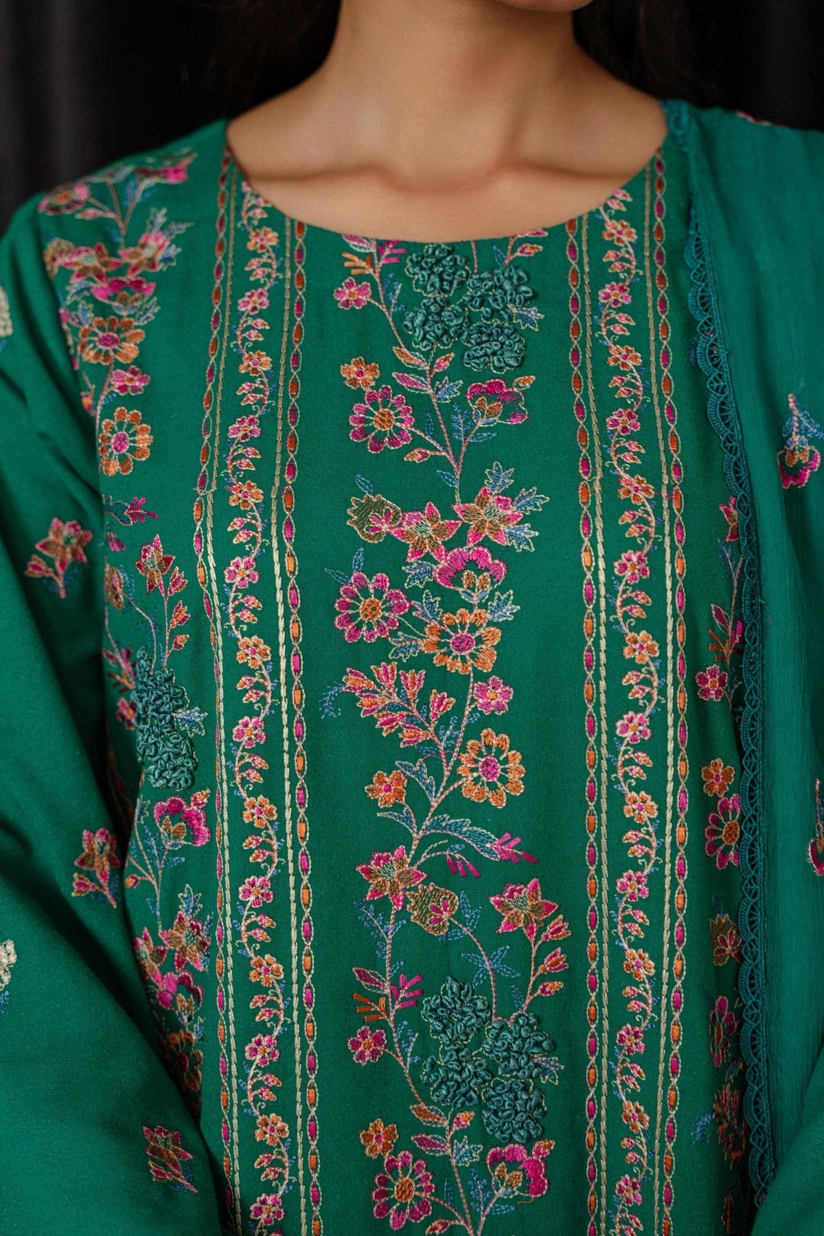 Taana Baana | Manzil Winter |M3402A -  Taana Baana Ladies Clothes - Original Designer Dress - House of Maryam