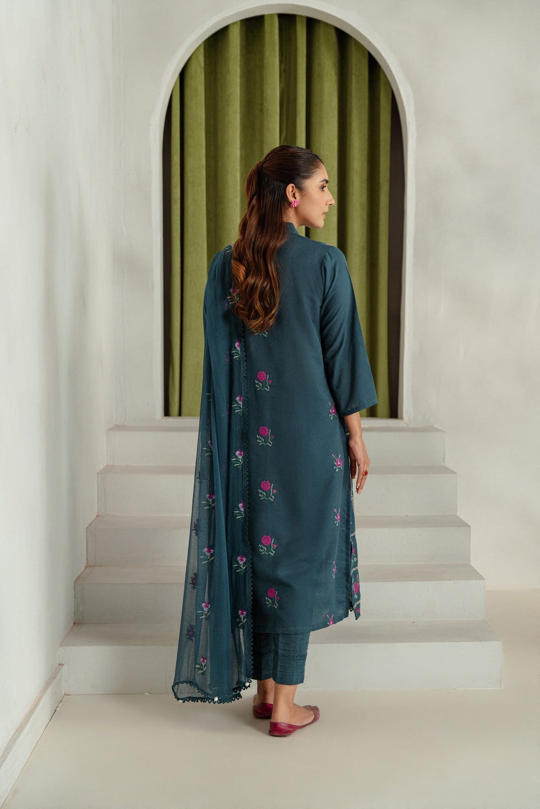 Taana Baana | Manzil Winter |  B3396 -  Taana Baana Ladies Clothes - Original Designer Dress - House of Maryam