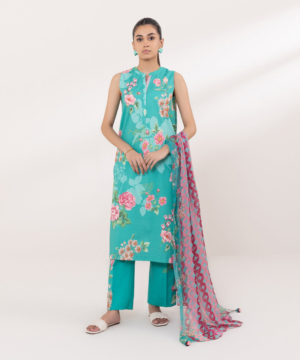 Sapphire | Intermix 2024 | Cambric Suit S-21 -  Sapphire Casuals - Original Designer Dress - House of Maryam