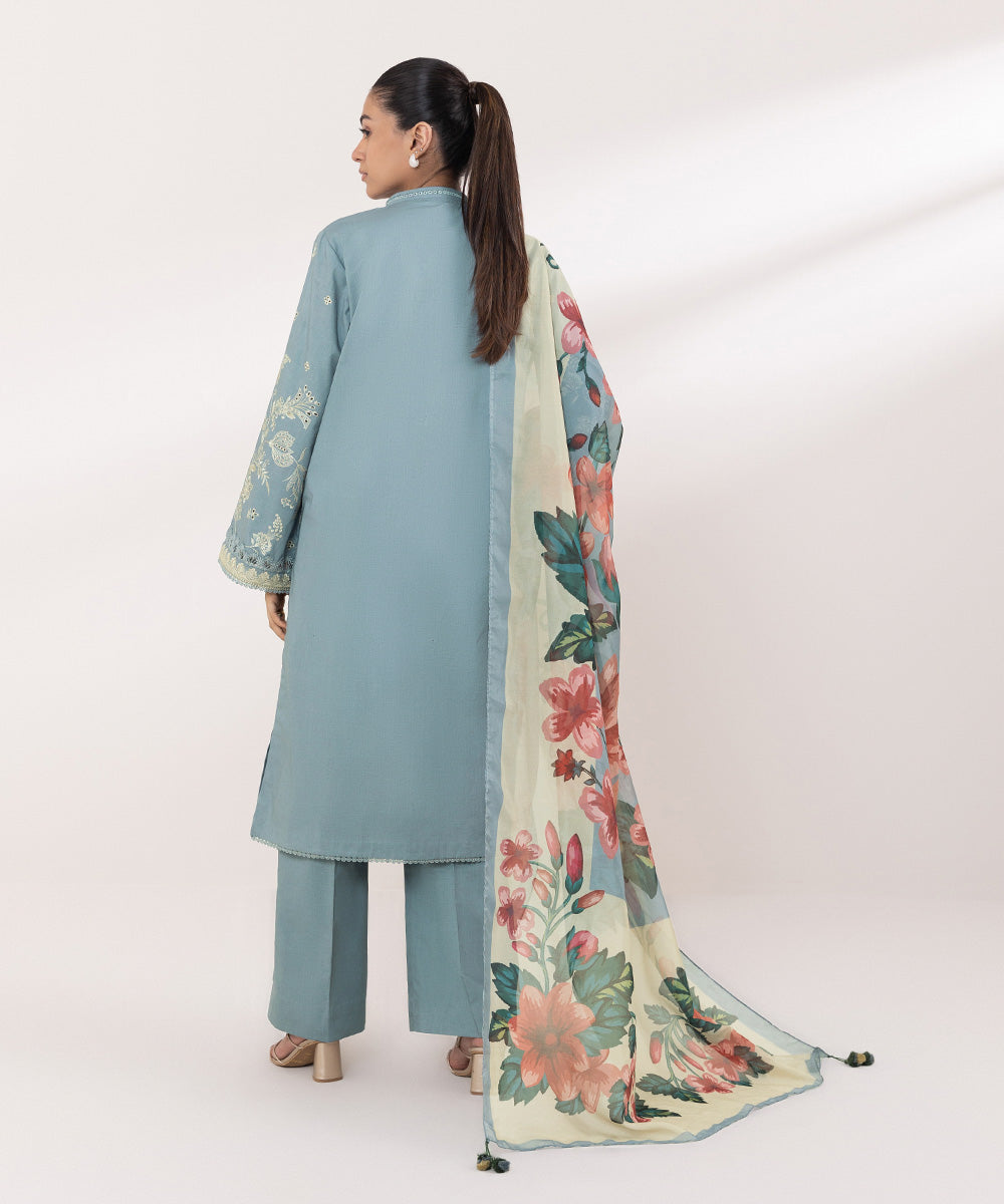 Sapphire | Intermix 2024 | Cambric Suit S-16 -  Sapphire Casuals - Original Designer Dress - House of Maryam